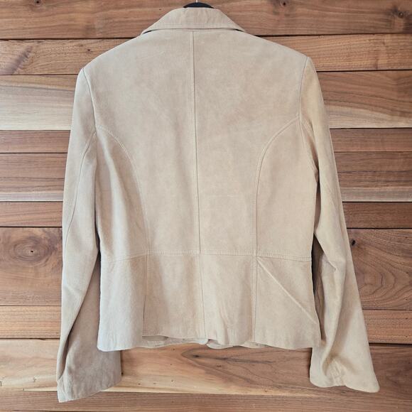 Suede Tan Coat/Blazer - Picture 4 of 10